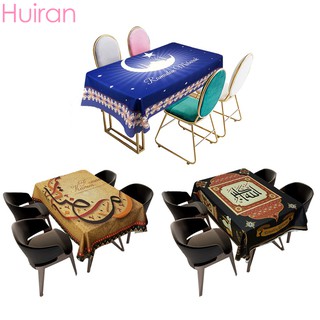 Khăn trải bàn hình chữ nhật chống thấm nước trang trí phong cách Hồi giáo