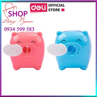 Gọt bút chì Deli - Hồng/ Xanh dương/ Xanh lá - E0557