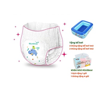 Gói nhỏ 2 miếng Bỉm đêm Polaris Nội địa Hàn Quốc đủ size dán/quần S34/ M32/ L24/ XL22/ XXL20
