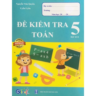 Sách - Đề kiểm tra Toán 5 học kì 2