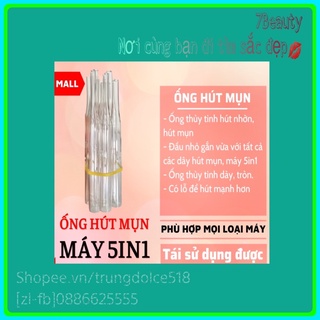 Combo 10 ống hút mụn hút dầu spa thẫm mỹ viện
