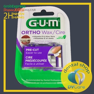 Sáp nha khoa, sáp giảm đau chỉnh nha niềng răng - GUM ORTHO WAX PRECUT [dvcareshop]