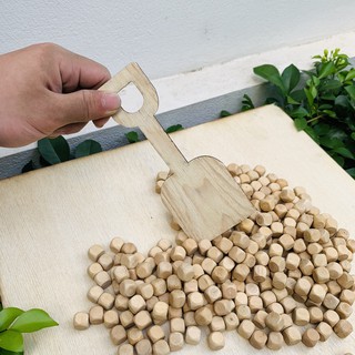 [Tặng Xẻng Gỗ] Hạt Gỗ Đồ Chơi Cho Bé Xúc Thay Cát - Túi 1kg