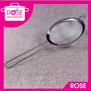 Rây Lọc Thức Ăn Viền có gác Cao Cấp đủ size - Rây Lọc Inox Lọc Cháo Lọc Bột Cho Bé Ăn Dặm