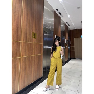 SET ÁO YẾM VẠT NHỌN LINEN PHÚNG PHÍNH SHOP