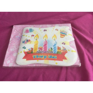 THIỆP MỜI NHỎ - 10 Cái/ xấp
