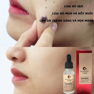 Tinh Dầu Hoa Hồng Light Mole Water No Trace Chính Hãng, Loại Bỏ Sẹo, Mụn Và Nốt Ruồi