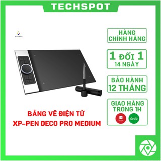 Bảng Vẽ Điện Tử XP-Pen Deco Pro Medium 11x6inch 8192 Lực Nhấn, 2 Dial, Hỗ Trợ Android -