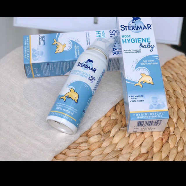 XỊT NƯỚC MUỐI BIỂN STERIMAR PHÁP