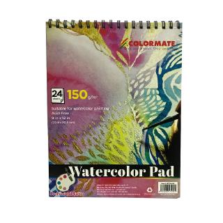 Tập Giấy Vẽ A4 Watercolor Pad Colormate ARTIST-WP (24 Tờ) - COLORMATE CO., LTD
