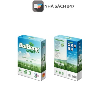Giấy A4 Bãi Bằng/ Định lượng 70 gsm Giấy trắng, đẹp, láng mịn, thân thiện với môi trường.Mẫu mã mới