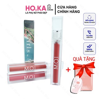 Son Kem Lì Sgirl Son Hồ Ngọc Hà Dưỡng Ẩm Môi Mịn Như Nhung Bền Màu Lâu Trôi Chính Hãng M.O.I
