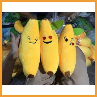Chuối Vui Vẻ - Gấu Bông Hình Quả Chuối Đáng Yêu, Gối Ôm Cho Bé Với Chất Nhung Mềm Mịn Size 55cm TM23