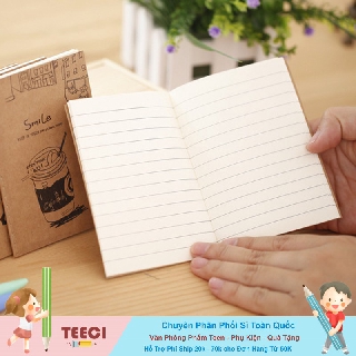 <Ảnh Thật Shop Chụp>Sổ Tay Ghi Chú 64K Giấy Kraft Kích Thước Nhỏ Tiện Dụng In Màu Vintage T036