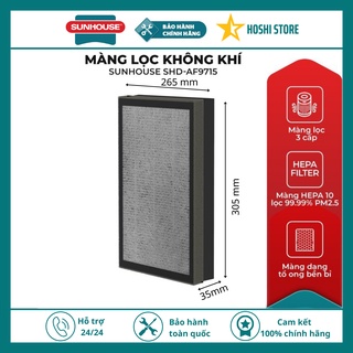 {HÀNG CHÍNH HÃNG} MÀNG LỌC KHÔNG KHÍ SUNHOUSE SHD-AF9715, MÀNG LỌC HEPA ĐA LỚP,  LỌC SẠCH BỤI MỊN, KHÍ THẢI, TẠP CHẤT