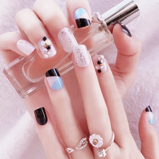bộ 24 móng tay giả kèm keo