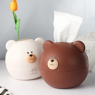 HỘP ĐỰNG KHĂN GIẤY HÌNH GẤU KUTE