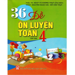 Sách - 36 Đề ôn luyện toán 4 Tập 2