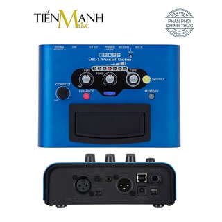 Boss VE-1 Vocal Echo Stompbox Tạo tiếng vang vọng và chỉnh Tone, Giọng cho Ca sỹ - Bàn đạp Phơ Guitar Reverb &amp; Delay VE1