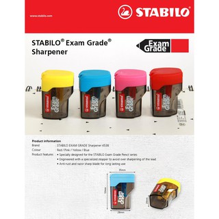 Chuốt bút chì STABILO Exam Grade 4538 ( 3 màu)