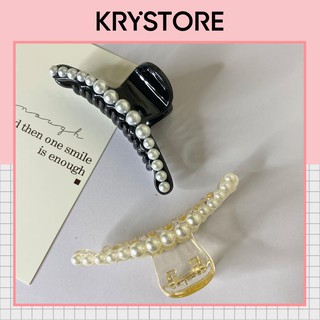 Kẹp tóc càng cua đính đá Hàn Quốc ,Kẹp tóc nữ đẹp đơn giản KT03