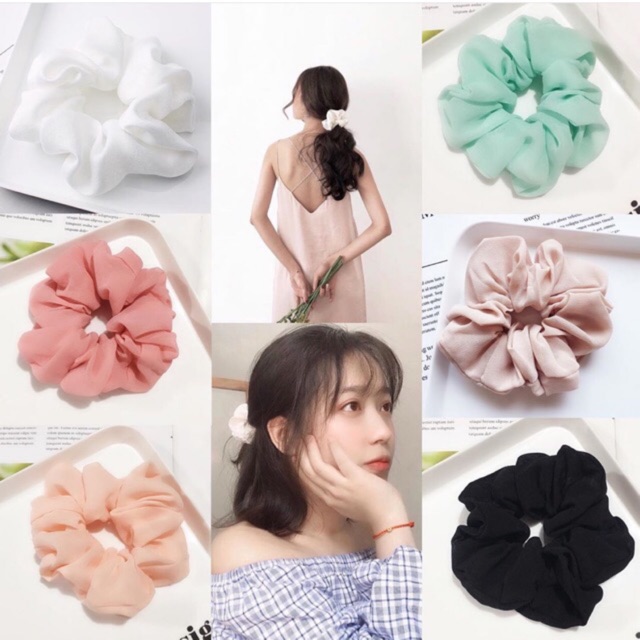 Cột tóc Scrunchies