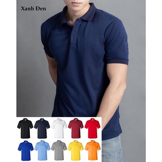 Áo thun cổ trụ cá sấu, áo polo nhiều màu thời trang Kabuto