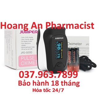 máy đo SpO2 cao cấp Jumper 500D 3 chỉ số tiêu chuẩn Đức