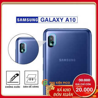 Cường lực camera Samsung A10 trong suốt độ cứng 9H chống trầy xước, va đập - Dán camera Samsung Galaxy A10