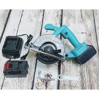SV Máy cưa đĩa cầm tay chạy pin 18V -21V không chổi than đĩa cắt 5 inch 125mm