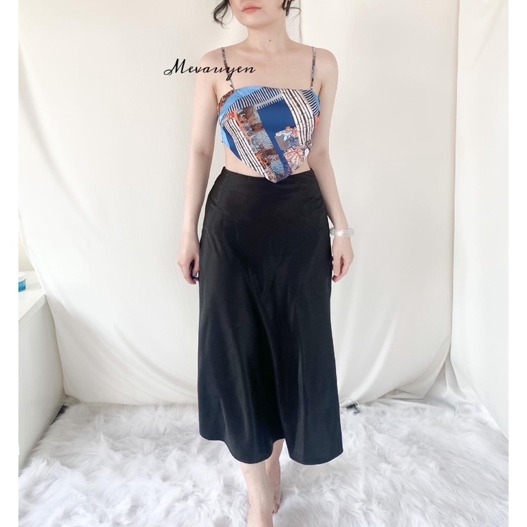 Chân váy lụa (lẻ 1 chân váy lụa) Mevauyen