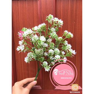 CỤM ĐIỂM HOA ĐÁ - Cành Lá Giả Cao Cấp.