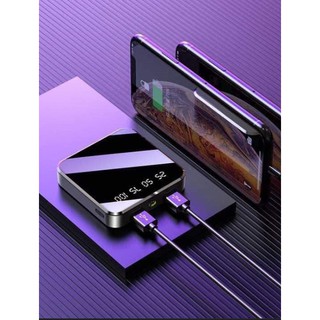 Sạc dự phòng mini có đèn led sạc được 2 điện thoại  20000mAH- hotttrend nhất thị trường (Ảnh thật)