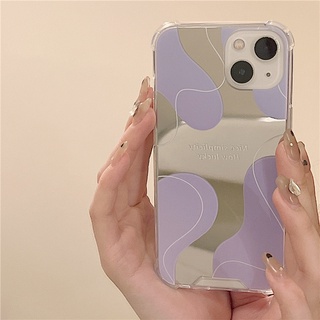 Ốp lưng iphone Ốp Điện Thoại Mặt Gương Chống Sốc Cho iPhone6 / 7 / 8Plus XsMax XR 11 / 14 pro 13Pro Max Dinuo case