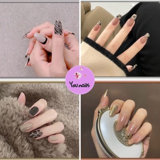 Móng tay giả kèm keo dài nhọn ngắn YOU NAILS (Mã Yn141-Yn150)