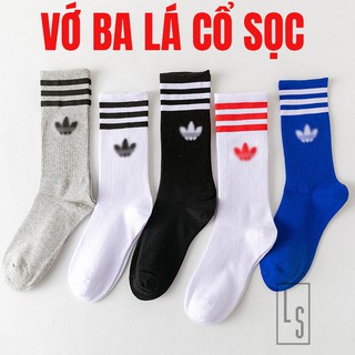 Tất Vớ Ba Lá Cổ Sọc - Sẵn hàng