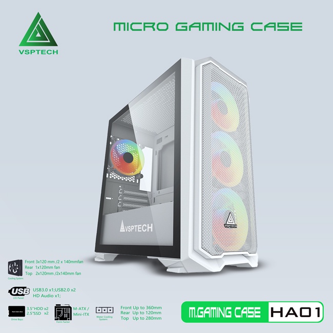 Vỏ Case VSP HA01 WHITE