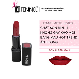 Son lì bền màu chính hãng Thái Lan Fennel Matte Lipstick cho đôi môi căng đầy quyến rũ 4gr