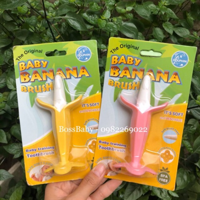 Gặm nướu hình chuối Dolphin