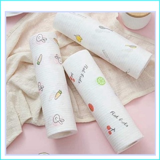 Cuộn giấy lau đa năng bằng vải in hình không dệt - Khăn giấy lau nhà bếp có thể tái sử dụng