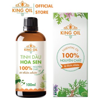 Tinh dầu hoa Sen nguyên chất từ thiên nhiên, xông phòng, thơm phòng, đuổi muỗi - KingOil