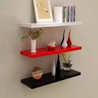 Kệ treo tường 3 thanh ngang bằng nhau 60*15cm
