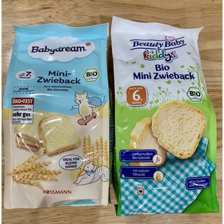 Bánh mì ăn dặm hữu cơ Babydream/ Beauty cho bé từ 7m+