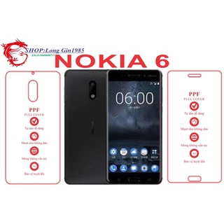 Nokia 6 miếng dán trong Ppf mặt sau và mặt trước chống va đập chống trầy xước