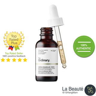 The Ordinary Caffeine Solution 5% + EGCG - Tính Chất Dưỡng Mắt, Giúp Chữa Thâm