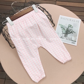 Quần cotton đũng rộng cho bé (6-8kg/8-10kg/10-12kg)