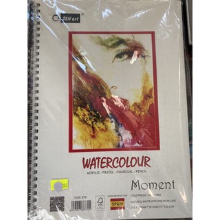 Sổ tập vẽ màu nước A4 Zen Art Canson.