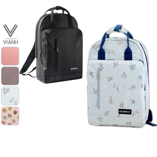 Balo nam nữ đẹp gọn nhẹ nhiều ngăn unisex size to để lạptop 14 15.5 inch Gumely GU06 ViAnh Store đi học đi làm