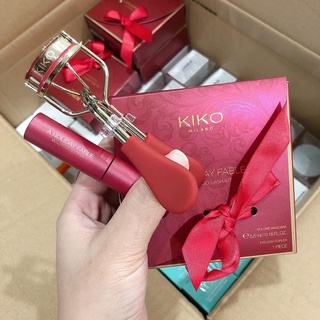 [Sale 50%] Set Mascara và bấm mi Kiko tone đỏ phiên bản giới hạn