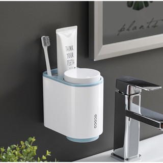Cắm bàn chải cao cấp ECOCO kèm 2 cốc